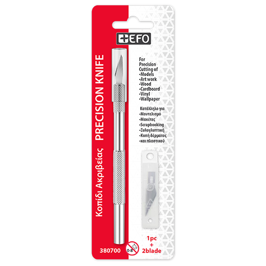 Κοπίδι ακριβείας μεταλλικό +Efo 18mm +2 λεπίδες