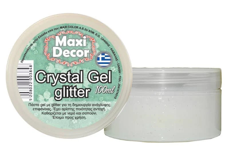 Crystal Gel Όγκου & Λάμψης Maxi Decor 100ml