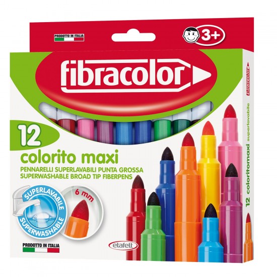 Μαρκαδόροι fibracolor colorito SUPERWASHABLE