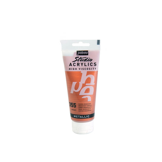 pēbēo μεταλλικά ακρυλικά χρώματα 100ml