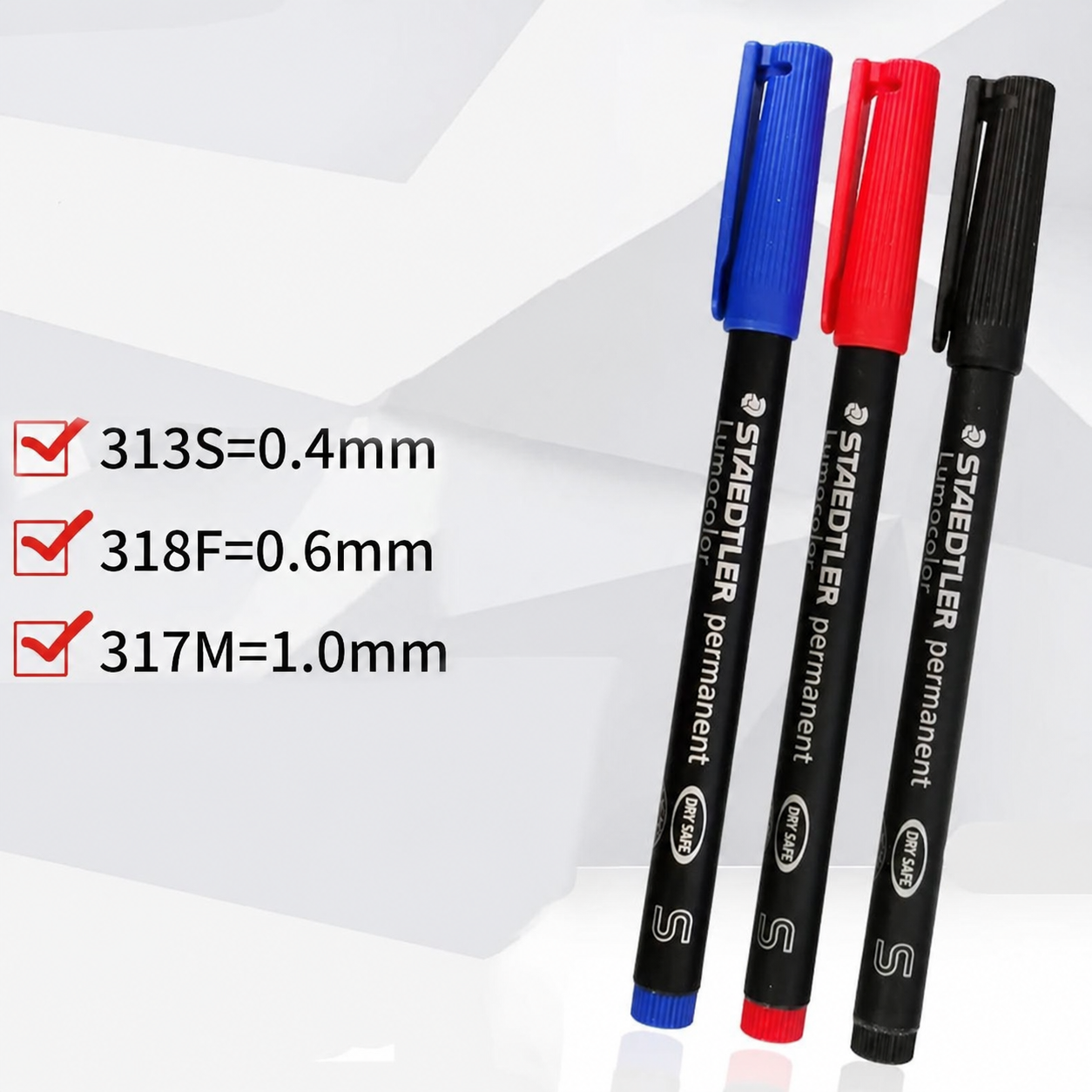 Υαλογράφος Staedtler Lumocolor Permanent
