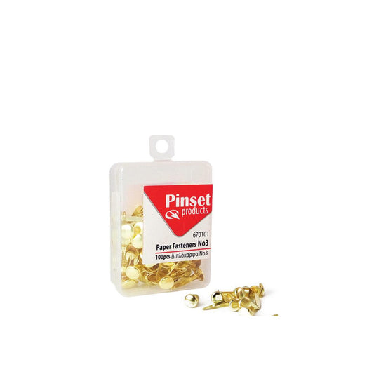 Διπλόκαρφα Pinset +EFO 100τεμ 3/4" 19mm