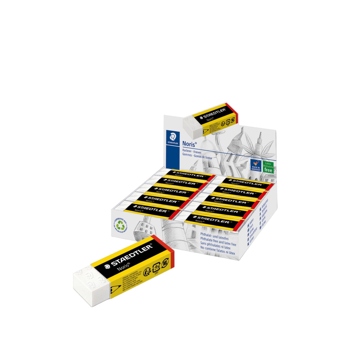 ΓΟΜΟΛΑΣΤΙΧΑ STAEDTLER ΛΕΥΚΗ NORIS