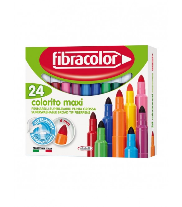 Μαρκαδόροι fibracolor colorito SUPERWASHABLE