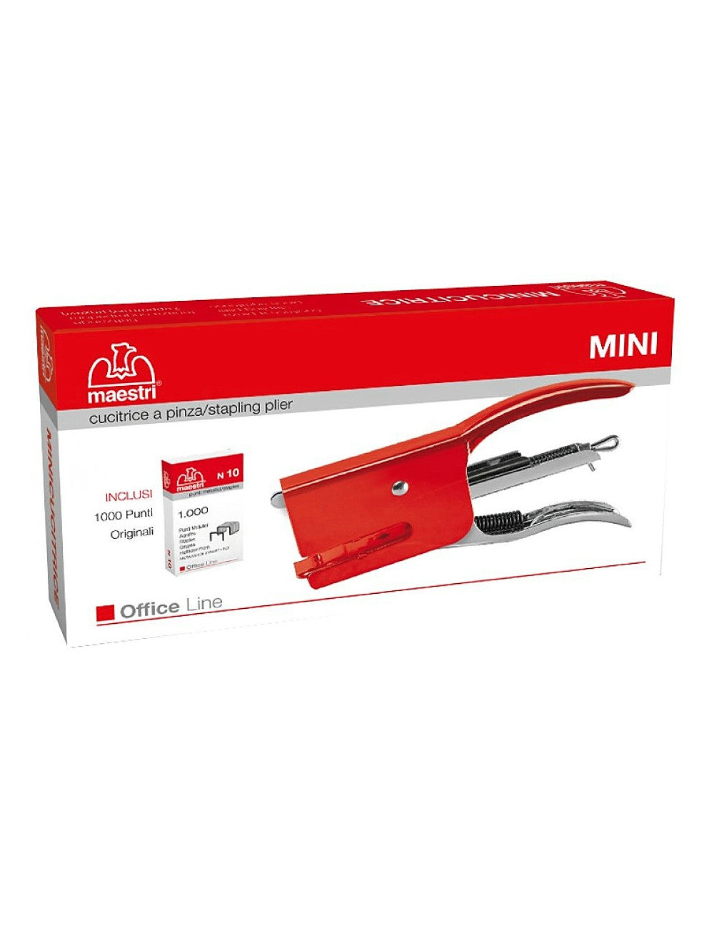 Συρραπτικό Maestri Mini No.10 Μεταλλικό Τσέπης