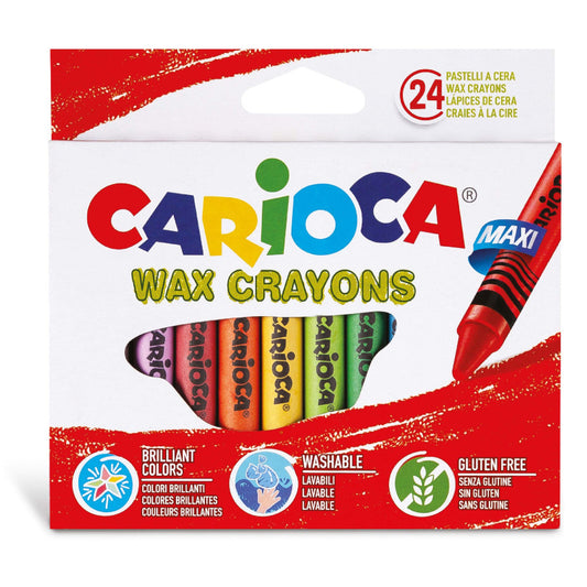 Κηρομπογιές CARIOCA 12 χρώματα